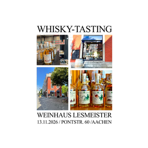 WHISKY-Tasting am 13.11.2026 um 19:30 Uhr im Weinhaus Lesmeister