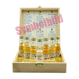 Whisky-Tasting-Set in dekorativer Holzbox